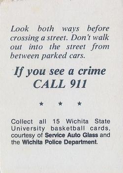1980-81 Wichita State Shockers Police #NNO Karl Papke Back