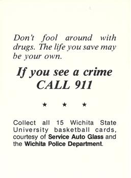 1980-81 Wichita State Shockers Police #NNO Randy Smithson Back
