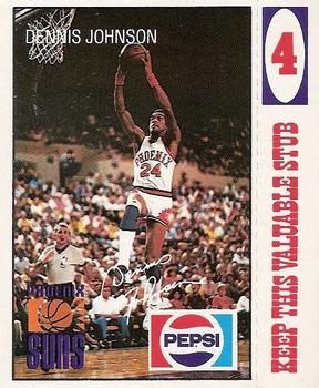 1980-81 Pepsi Phoenix Suns #4 Dennis Johnson Front