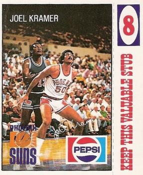 1980-81 Pepsi Phoenix Suns #8 Joel Kramer Front