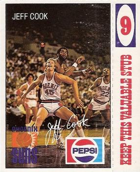 1980-81 Pepsi Phoenix Suns #9 Jeff Cook Front