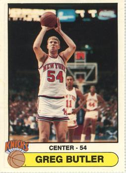 1988-89 Frito Lay New York Knicks #NNO Greg Butler Front