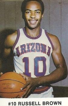 1980-81 Arizona Wildcats Police #NNO Russell Brown Front