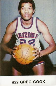 1980-81 Arizona Wildcats Police #NNO Greg Cook Front