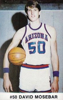 1980-81 Arizona Wildcats Police #NNO David Mosebar Front