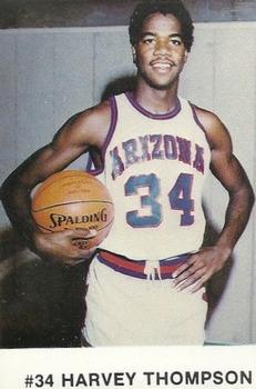 1980-81 Arizona Wildcats Police #NNO Harvey Thompson Front