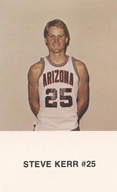 1984-85 Arizona Wildcats Police #NNO Steve Kerr Front