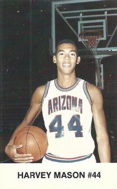 1987-88 Arizona Wildcats Police #NNO Harvey Mason Front