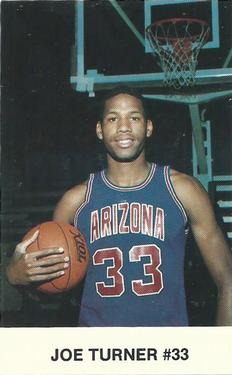 1987-88 Arizona Wildcats Police #NNO Joe Turner Front