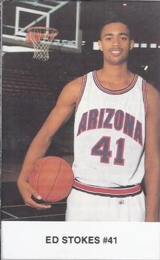 1989-90 Arizona Wildcats Police #NNO Ed Stokes Front