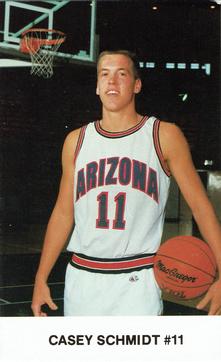 1990-91 Arizona Wildcats Police #NNO Casey Schmidt Front