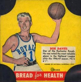 1950-51 Bread for Health #NNO Bob Davies Front