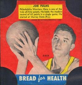 1950-51 Bread for Health #NNO Joe Fulks Front