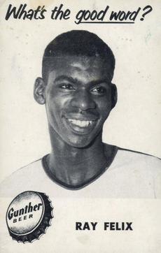 1954-55 Gunther Beer Baltimore Bullets #NNO Ray Felix Front