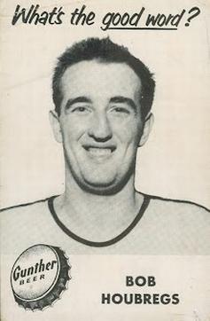1954-55 Gunther Beer Baltimore Bullets #NNO Bob Houbregs Front