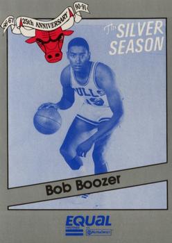 1990-91 Star Equal Chicago Bulls Silver Season #3 Bob Boozer Front