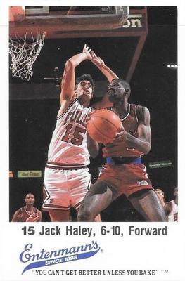 1988-89 Entenmann's Chicago Bulls #NNO Jack Haley Front