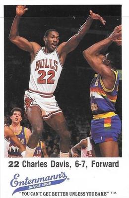 1988-89 Entenmann's Chicago Bulls #NNO Charles Davis Front