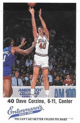 1988-89 Entenmann's Chicago Bulls #NNO Dave Corzine Front
