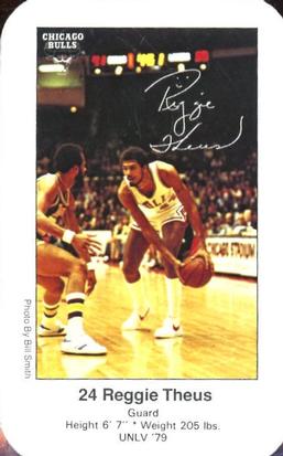 1979-80 Chicago Bulls Police #24 Reggie Theus Front