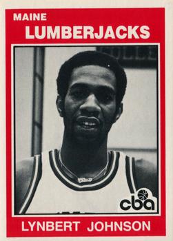 1981-82 TCMA CBA #89 Lynbert Johnson Front
