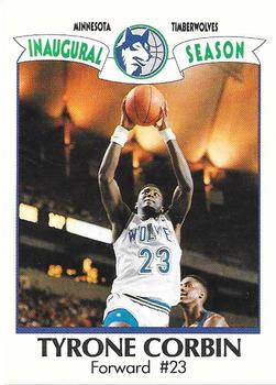1989-90 Burger King Minnesota Timberwolves #NNO Tyrone Corbin Front