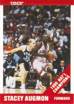 1990-91 Hall of Fame UNLV Runnin' Rebels Police #2 Stacey Augmon Front
