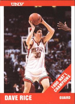 1990-91 Hall of Fame UNLV Runnin' Rebels Police #8 Dave Rice Front