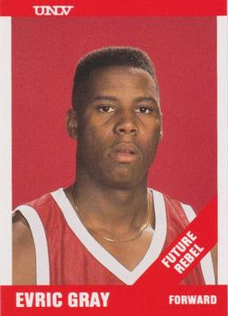 1990-91 Hall of Fame UNLV Runnin' Rebels Police #11 Evric Gray Front