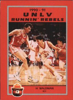 1990-91 UNLV Runnin' Rebels Smokey #15 H. Waldman Front