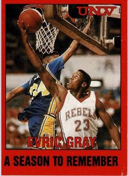 1990-91 UNLV Runnin' Rebels A Season to Remember #11 Evric Gray Front