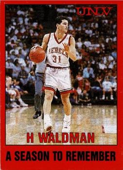 1990-91 UNLV Runnin' Rebels A Season to Remember #13 H. Waldman Front