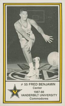 1987-88 Vanderbilt Commodores Police #3 Fred Benjamin Front