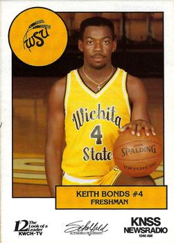 1988-89 Wichita State Shockers Police #NNO Keith Bonds Front