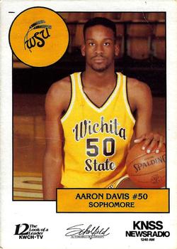 1988-89 Wichita State Shockers Police #NNO Aaron Davis Front