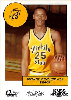 1988-89 Wichita State Shockers Police #NNO Dwayne Praylow Front