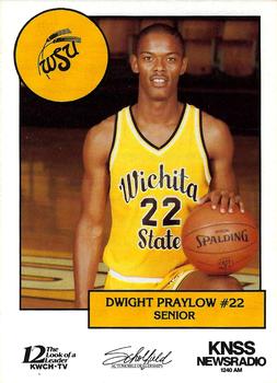 1988-89 Wichita State Shockers Police #NNO Dwight Praylow Front