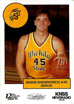 1988-89 Wichita State Shockers Police #NNO Sasha Radunovich Front