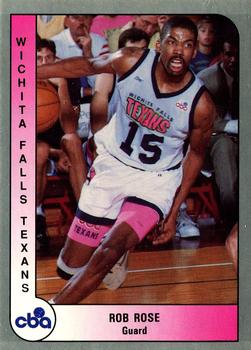 1991-92 ProCards CBA #15 Rob Rose Front