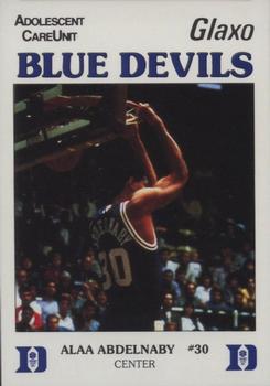 1987-88 Duke Blue Devils #NNO Alaa Abdelnaby Front