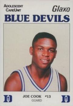 1987-88 Duke Blue Devils #NNO Joe Cook Front
