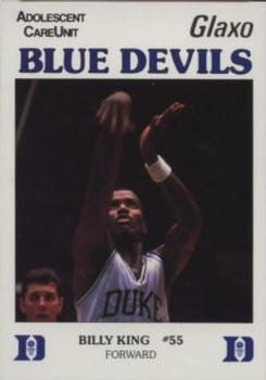1987-88 Duke Blue Devils #NNO Billy King Front