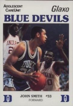 1987-88 Duke Blue Devils #NNO John Smith Front