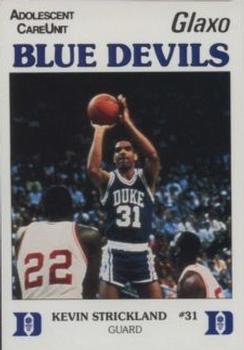 1987-88 Duke Blue Devils #NNO Kevin Strickland Front