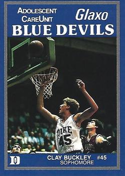 1988-89 Duke Blue Devils #NNO Clay Buckley Front