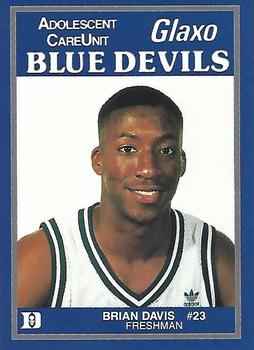 1988-89 Duke Blue Devils #NNO Brian Davis Front