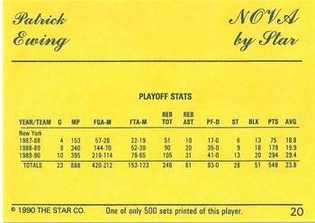 1990-91 Star Nova #20 Patrick Ewing Back