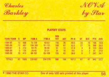 1990-91 Star Nova #56 Charles Barkley Back