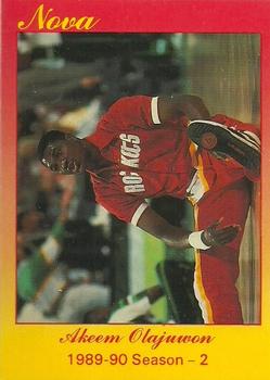 1990-91 Star Nova #86 Akeem Olajuwon Front