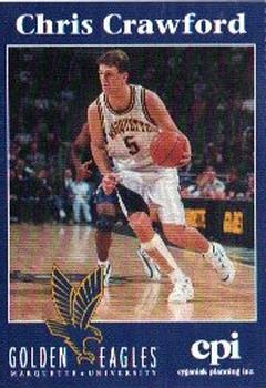 1995-96 Marquette Golden Eagles CPI #NNO Chris Crawford Front